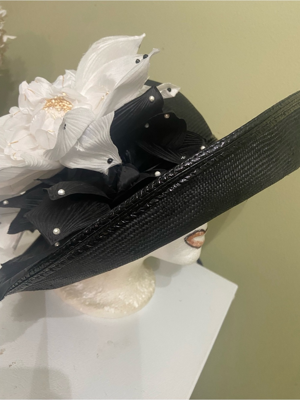 Beautiful Black Church Dress Hat by Jack McConnell